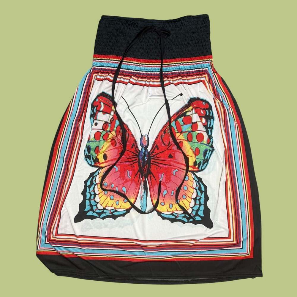 Y2K Butterfly Halter Sundress - Picture 5 of 8